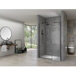 Brauer Wandhouder met geïntegreerde wateruitlaat (wandaansluitbocht) gunmetal geborsteld PVD Brauer Brauer Wandhouder met geïntegreerde wateruitlaat (wandaansluitbocht) gunmetal geborsteld PVD