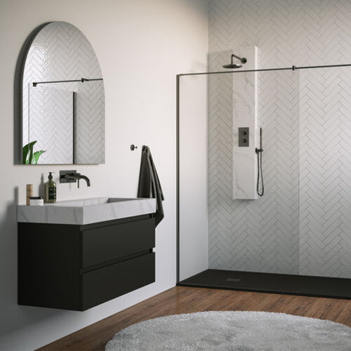 Brauer Gunmetal Edition thermostatisch douchepaneel 2-weg omstelling calacatta gold SET 01 met 20 cm douchekop en gebogen muurarm en staaf handdouche en wandaansluitbocht en doucheslang gunmetal geborsteld PVD | Geborsteld gunmetal PVD Brauer Brauer Gunmetal Edition thermostatisch douchepaneel 2-weg omstelling calacatta gold SET 01 met 20 cm douchekop en gebogen muurarm en staaf handdouche en wandaansluitbocht en doucheslang gunmetal geborsteld PVD | Geborsteld gunmetal PVD