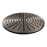 Brauer Brauer Gunmetal Carving thermostatische inbouw regendouche met drukknoppen SET 62 met 30 cm douchekop en rechte muurarm en staaf handdouche en doucheslang en geïntegreerde glijstang gunmetal geborsteld PVD | Geborsteld gunmetal PVD | 30cm | Ja | Rechte wa