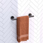 Brauer Handdoekrek 30 gunmetal geborsteld PVD | Geborsteld gunmetal PVD | 31 cm Brauer Brauer Handdoekrek 30 gunmetal geborsteld PVD | Geborsteld gunmetal PVD | 31 cm