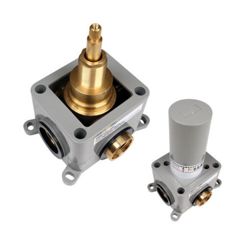 Brauer Brauer Stripe losse inbouw stopkraan met in- en afbouwdelen gunmetal geborsteld PVD | Geborsteld gunmetal PVD