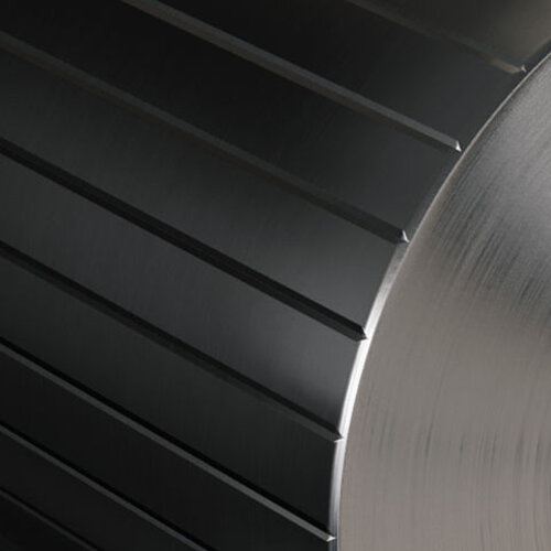 Brauer Brauer Stripe thermostatische inbouw badkraan met drukknoppen SET 03 met badvulcombinatie en staaf handdouche en doucheslang en wandaansluitbocht gunmetal geborsteld PVD | Geborsteld gunmetal PVD | Staafmodel