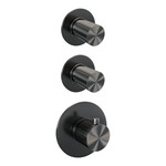 Brauer Stripe thermostatische inbouw regendouche SET 06 met 25 cm douchekop en plafondarm en 3-standen handdouche en doucheslang en wandaansluitbocht gunmetal geborsteld PVD | Geborsteld gunmetal PVD | Nee | Plafondbuis | 3-standen handdouche Brauer Brauer Stripe thermostatische inbouw regendouche SET 06 met 25 cm douchekop en plafondarm en 3-standen handdouche en doucheslang en wandaansluitbocht gunmetal geborsteld PVD | Geborsteld gunmetal PVD | Nee | Plafondbuis | 3-standen handdouche
