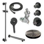 Brauer Stripe thermostatische inbouw regendouche SET 10 met 25 cm douchekop en rechte muurarm en 3-standen handdouche en doucheslang en geïntegreerde glijstang gunmetal geborsteld PVD | Geborsteld gunmetal PVD | Ja | Rechte wandarm | 3-standen handdouche Brauer Brauer Stripe thermostatische inbouw regendouche SET 10 met 25 cm douchekop en rechte muurarm en 3-standen handdouche en doucheslang en geïntegreerde glijstang gunmetal geborsteld PVD | Geborsteld gunmetal PVD | Ja | Rechte wandarm | 3-standen handdouche