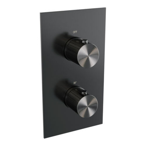 Brauer Stripe thermostatische inbouw regendouche 3-weg rechthoekig SET 16 met 25 cm douchekop en rechte muurarm en 3-standen handdouche en doucheslang en wandaansluitbocht gunmetal geborsteld PVD | Geborsteld gunmetal PVD | Nee | Rechte wandarm | 3-stande Brauer Brauer Stripe thermostatische inbouw regendouche 3-weg rechthoekig SET 16 met 25 cm douchekop en rechte muurarm en 3-standen handdouche en doucheslang en wandaansluitbocht gunmetal geborsteld PVD | Geborsteld gunmetal PVD | Nee | Rechte wandarm | 3-stande