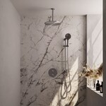 Brauer Brushed Edition thermostatische inbouw regendouche 3-weg rond SET 96 | Geborsteld RVS | 30 cm | Ja | Plafondbuis | Ronde handdouche Brauer Brauer Brushed Edition thermostatische inbouw regendouche 3-weg rond SET 96 | Geborsteld RVS | 30 cm | Ja | Plafondbuis | Ronde handdouche