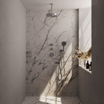 Brauer Stripe thermostatische inbouw regendouche SET 06 met 25 cm douchekop en plafondarm en 3-standen handdouche en doucheslang en wandaansluitbocht RVS-kleurig geborsteld PVD | Geborsteld RVS | Nee | Plafondbuis | 3-standen handdouche Brauer Brauer Stripe thermostatische inbouw regendouche SET 06 met 25 cm douchekop en plafondarm en 3-standen handdouche en doucheslang en wandaansluitbocht RVS-kleurig geborsteld PVD | Geborsteld RVS | Nee | Plafondbuis | 3-standen handdouche