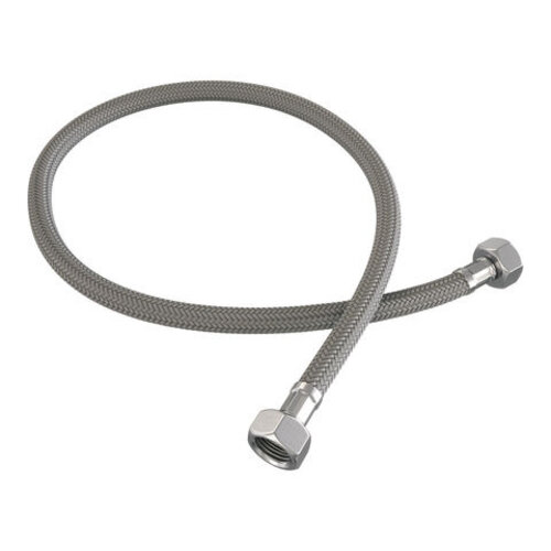 Brauer Stripe hoekstopkraan compleet met slang RVS-kleurig geborsteld PVD | Geborsteld RVS | Ja Brauer Brauer Stripe hoekstopkraan compleet met slang RVS-kleurig geborsteld PVD | Geborsteld RVS | Ja