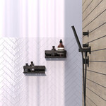 Brauer Brauer Doucherek 23 mat zwart | 23cm | Mat zwart