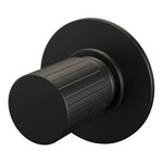 Brauer Brauer Stripe losse inbouw stopkraan met in- en afbouwdelen mat zwart | Mat zwart