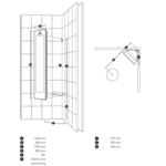 Sunshower Combi - opbouw hoekmodel - Full Body | White Sunshower Sunshower Combi - opbouw hoekmodel - Full Body | White