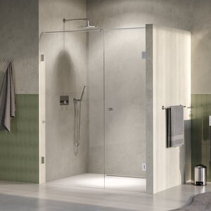 Brauer Brauer Void Carving nis draaideur 2-delig 160x200cm knop midden - geborsteld RVS PVD Brauer Void Carving nis draaideur 2-delig 160x200cm knop midden - geborsteld RVS PVD