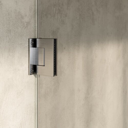 Brauer Void Carving nis draaideur 2-delig 160x200cm knop midden - geborsteld RVS PVD Brauer Brauer Void Carving nis draaideur 2-delig 160x200cm knop midden - geborsteld RVS PVD