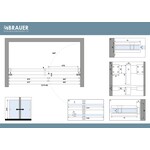 Brauer Void Carving nis draaideur 2-delig 160x200cm knop midden - geborsteld RVS PVD Brauer Brauer Void Carving nis draaideur 2-delig 160x200cm knop midden - geborsteld RVS PVD