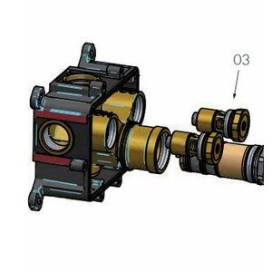 Hotbath SPOM1630 Keerklep met filter Set 2 Stuks tbv HB007 / HB009 -model vanaf 2020