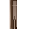 Hotbath &More PH060B inbouwnis / inbouw toiletborstelhouder 16x60x12,6cm - tuscan bronze