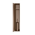 HotBath Hotbath &More PH060B inbouwnis / inbouw toiletborstelhouder 16x60x12,6cm - tuscan bronze