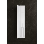 HotBath Hotbath &More PH060B inbouwnis / inbouw toiletborstelhouder 16x60x12,6cm - mat wit