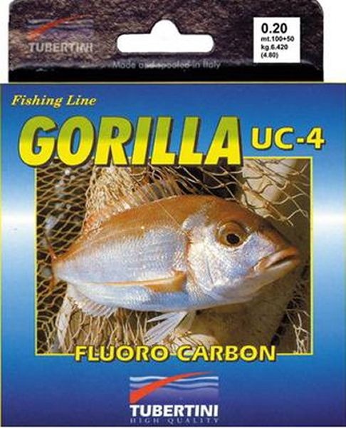 MONOFILO FLUOROCARBON GORILLA UC-4 TUBERTINI 100 MT