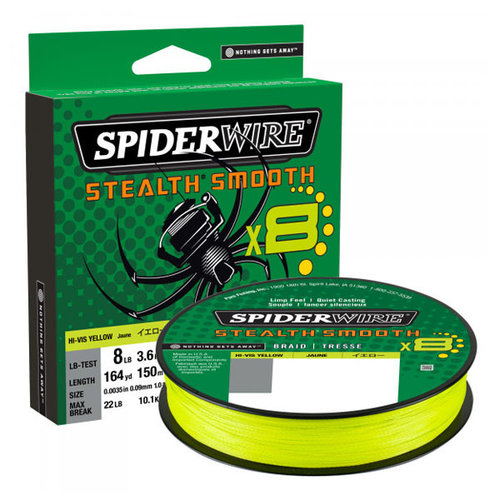 Spiderwire Stealth Smooth 8 Hi-Vis Yellow
