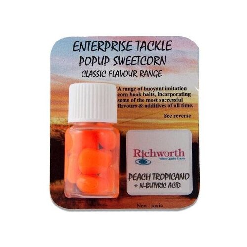 Enterprise Tackle Richworth Peach Tropicano & N-Butyric Acid Pop-Up Sweetcorn