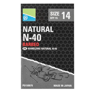 Preston Innovations Natural N-40 Barbed Natural N-40 Barbed