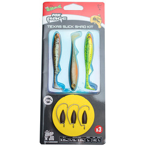 FOX Rage Ready Rigs Texas Slick Shad Kit Ready Rigs Texas Slick Shad Kit