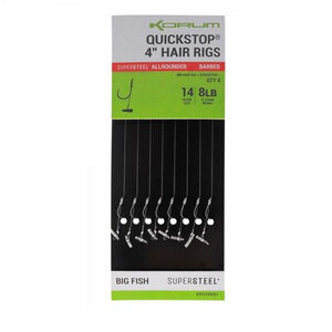 Quickstop Hair Rigs - Barbed