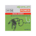 Korum Power Hooks - Barbed