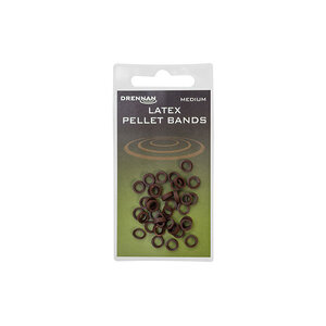 Latex Pellet Bands - Brown