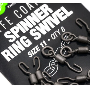Korda PTFE Coated Spinner Ring Swivel PTFE Coated Spinner Ring Swivel