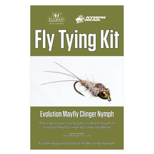 Flymen Fly Tying Kit - Nymph-Head Evolution Mayfly Clinger Nymph