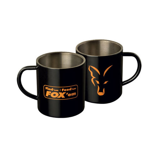 FOX Stainless Black Mug