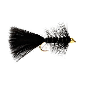 Gold Nugget Woolly Bugger Black