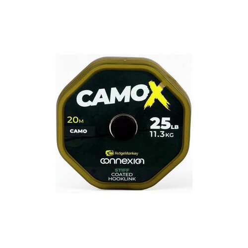 RidgeMonkey Connexion CamoX Stiff Coated Hooklink