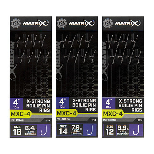 Matrix MXC-4 X-Strong Boilie Pin Rigs