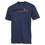 Savage Gear Signature Logo T-Shirt Blue Melange