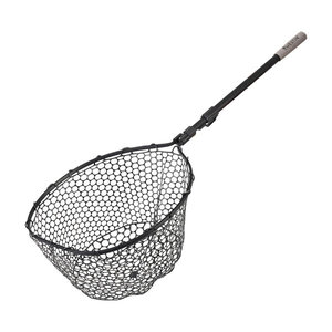 W3 C&R Adjustable Full Rubber Mesh Landing Net