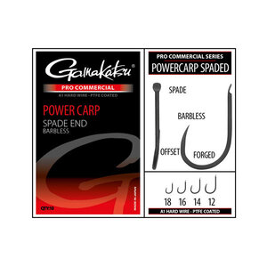 Pro Commercial Power Carp Spade A1 Hooks - Barbless