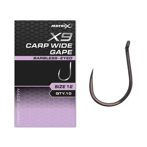 X9 Carp Wide Gape Hooks