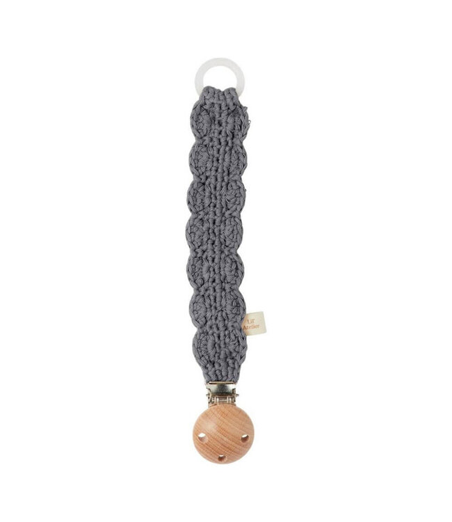 NBNLIMO CROCHET PACIFIER STRING  Quiet Shade by Lil' Atelier