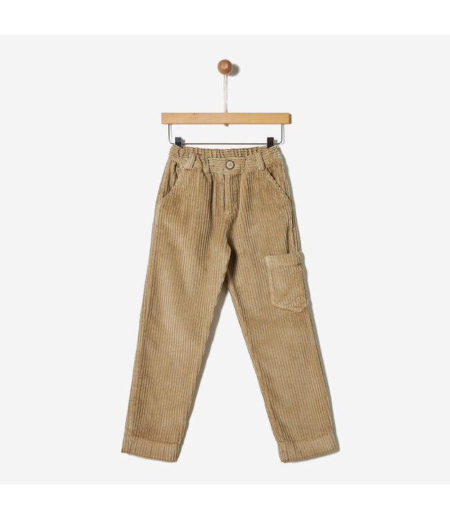 CORD LOOSE TROUSERS SAFARI  by YELL-OH!