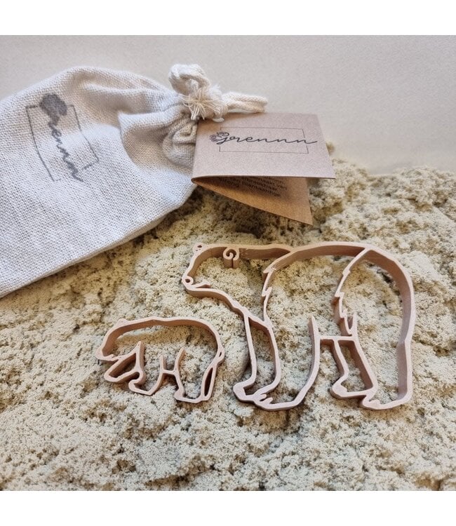 Grennn uitsteker ijsbeer en jong