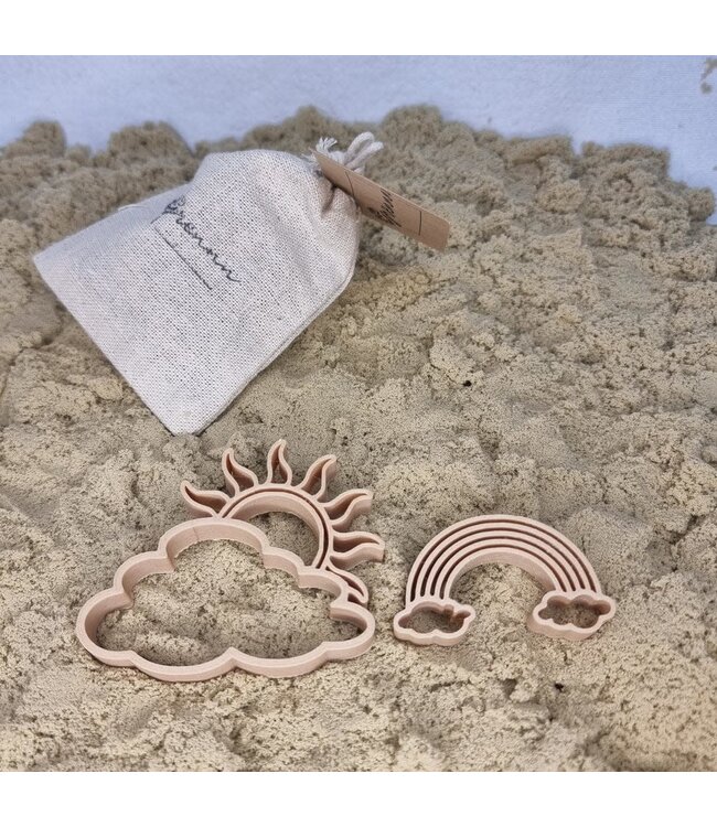 Grennn uitsteker regenboog en zon