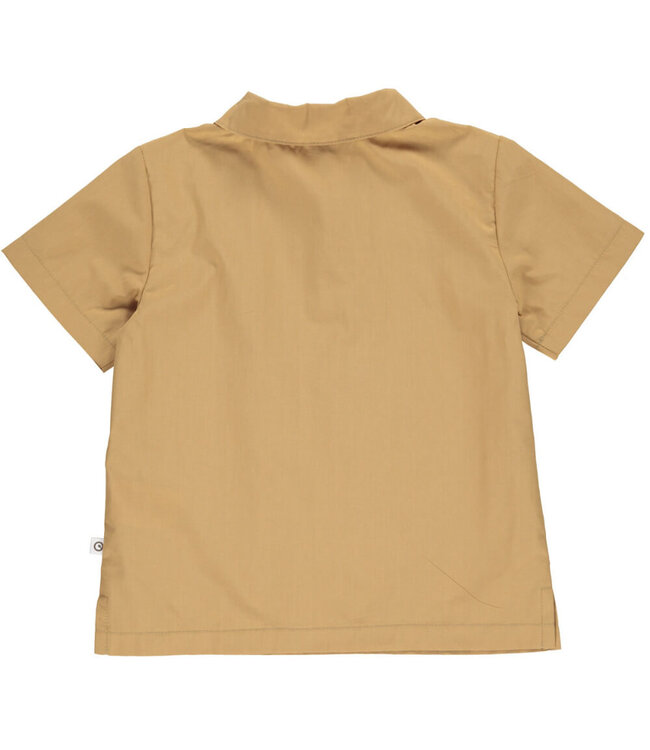Poplin s/s shirt Cinnamon by Müsli