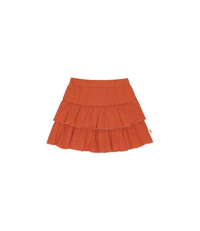 Ruffled Skirt Red Coral by House of Jamie