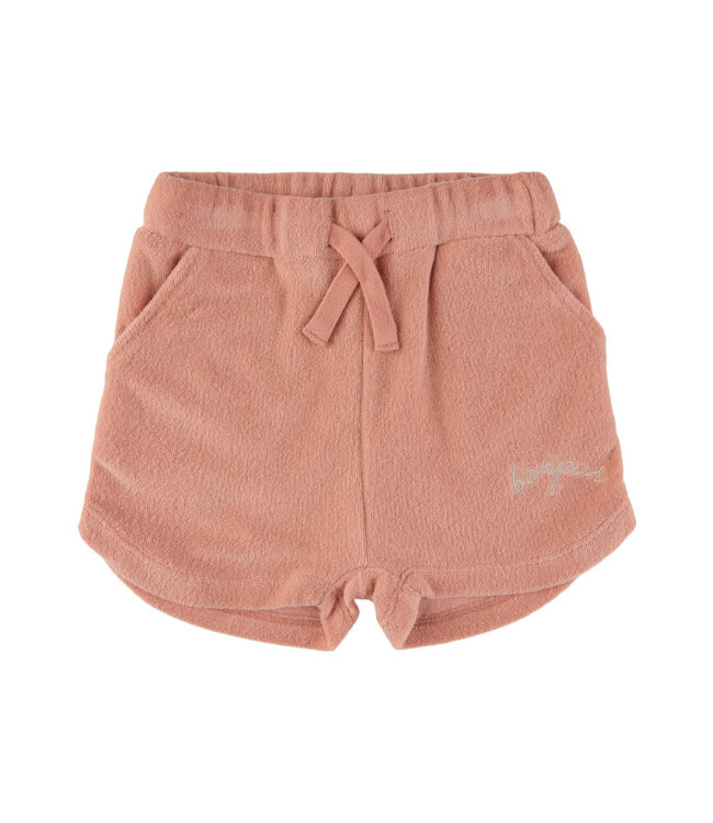 TNSGERTRUD TERRY SHORTS Peach Beige by The New Siblings