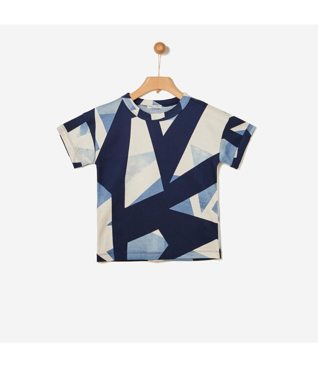 T-SHIRT ORGANIC ABSTRACT ALLOVER