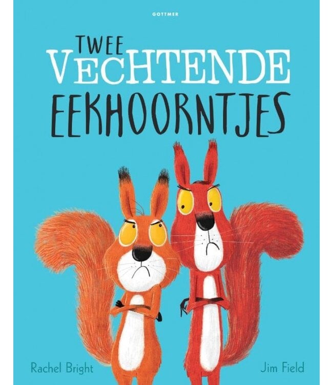 Twee vechtende eekhoorntjes