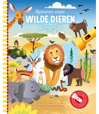 Lantaarn uitgeverij Zaklampboek - speuren naar wilde dieren